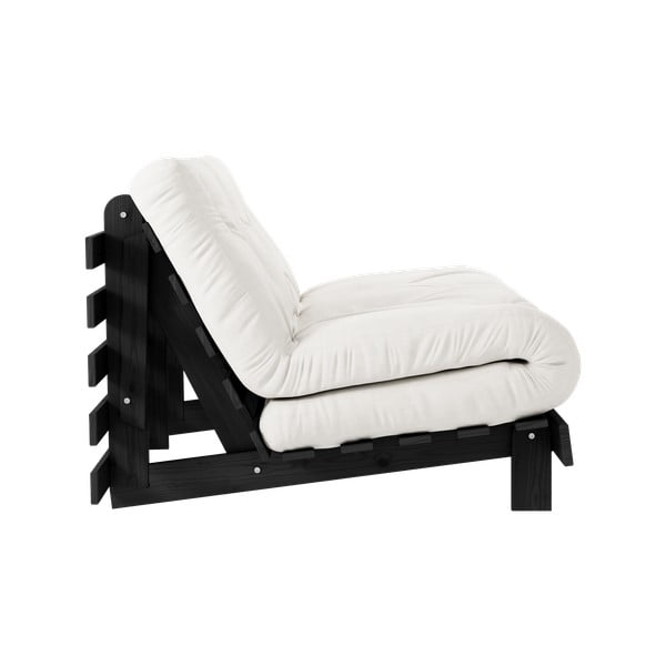 Kreem diivanvoodi 140 cm Roots Black Night - Karup Design-image-4