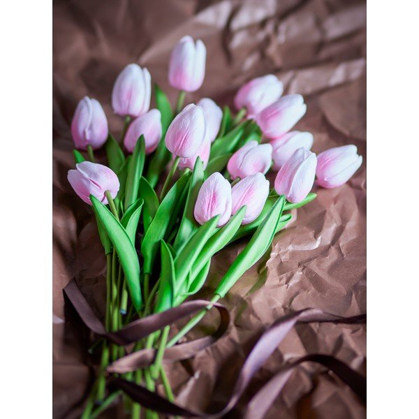 Kunstlill (kõrgus 32 cm) Tulip - Bloomingville-image-1