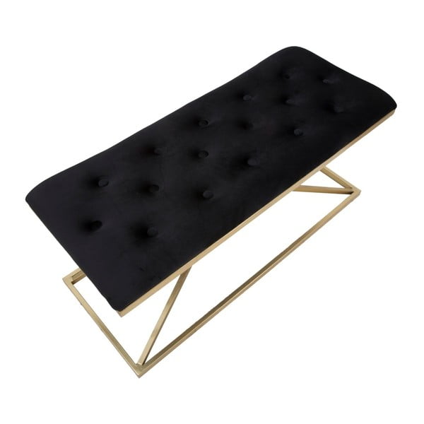 Musta ja kuldse Piramiidi pink, 100 x 40 cm - Mauro Ferretti-image-4