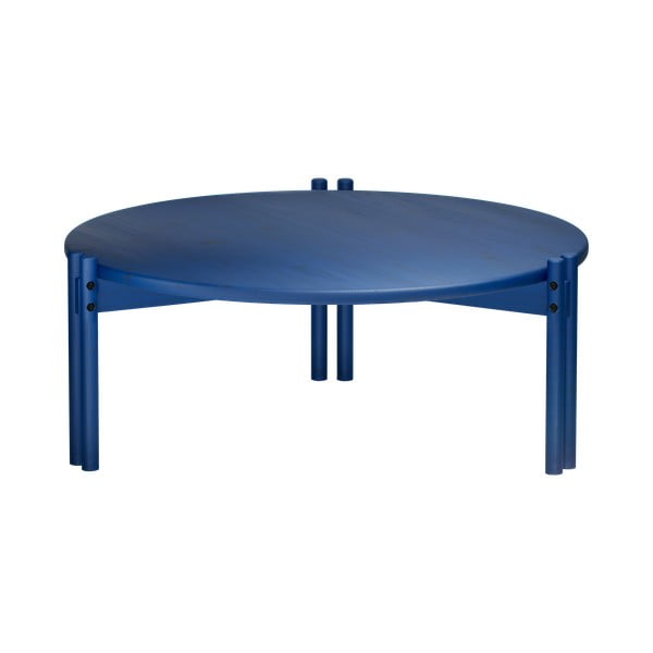 Sinine ümmargune kohvilaud ø 80 cm Sticks - Karup Design