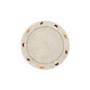 Beež pestav käsitsi kootud puuvillane laste vaip ø140 cm Chanterelle - Lorena Canals