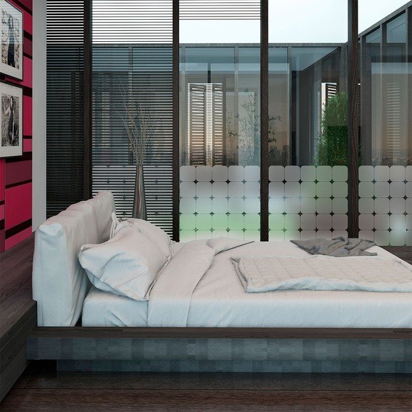 50 matist klaasist kleebist Square Blackout komplekt - Ambiance-image-4