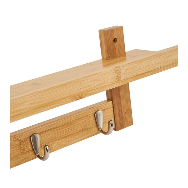 Bambusest seinakinnitus riiuliga - Casa Selección-image-2