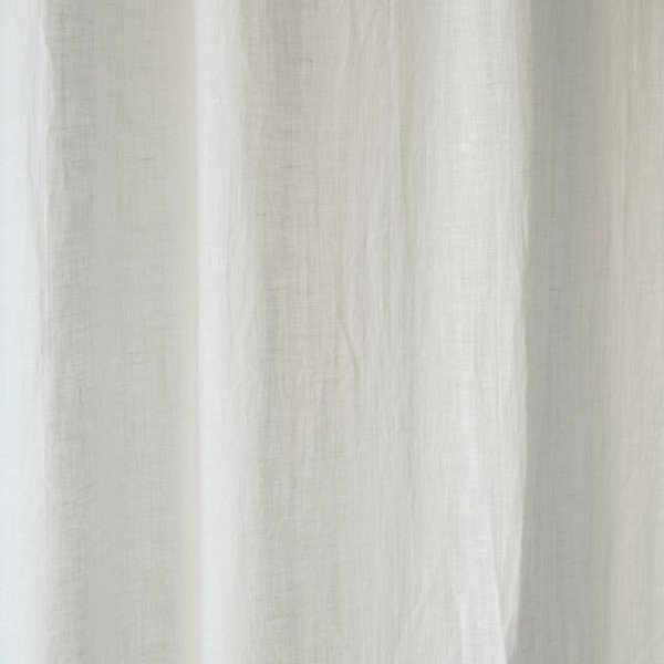 Valge linane kergekaaluline kardin tunneliga Daytime, 275 x 130 cm - Linen Tales-image-2