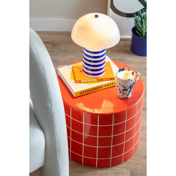 Keraamiline ümmargune abilaud ø 42 cm Retro Tiles - Leitmotiv-image-1