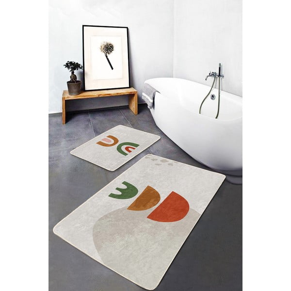 Beežid vannitoamatid 2tk komplektis 60x100 cm – Mila Home-image-3