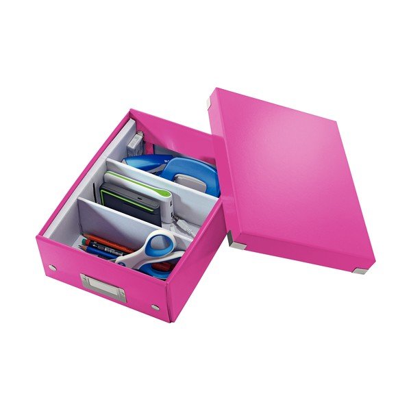 Roosa pappkast koos kaanega Click&Store - Leitz-image-3