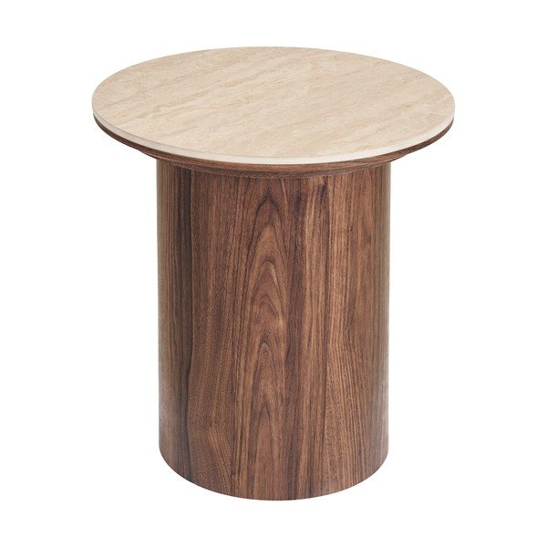 Ümmargune abilaud keraamilise pealispinnaga ø 45 cm Delphi - House Nordic