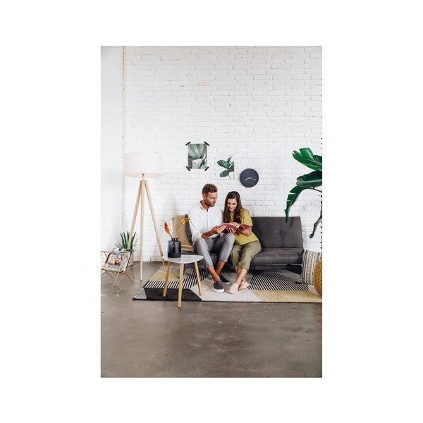 Valge kohvilaud , 55 x 55 cm Viby - Bonami Essentials-image-2