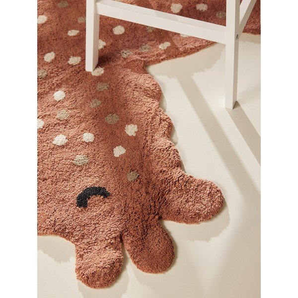 Pruun pestav/käsitsi kootud puuvillane lastevaip 89x120 cm Snuggle Gino - Hanse Home-image-4