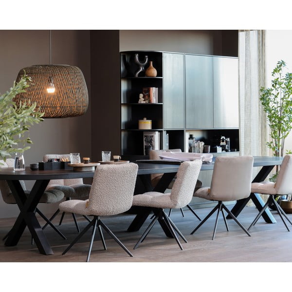 Beež pöörlev söögitool Vinny - WOOOD-image-1