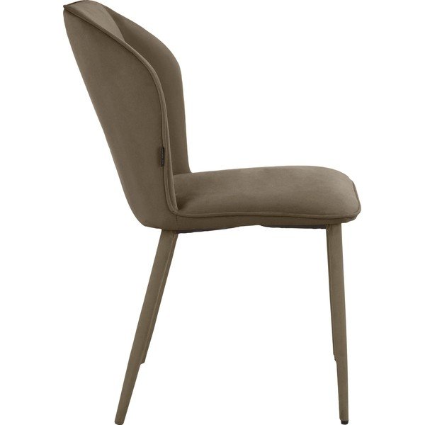 Pruunid samet söögitoolid, 2 tk komplektis Wilma - Støraa-image-3