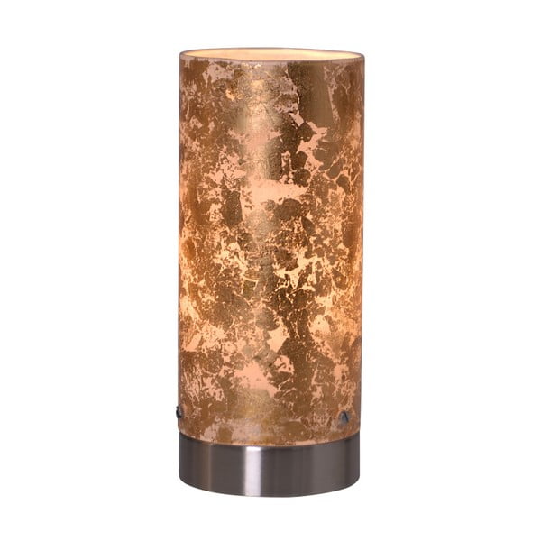 Stolní lampa zlaté barvy Naeve Magda, výška 20 cm