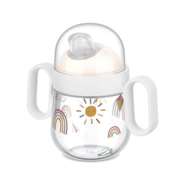 Beež plastmassist laste kruus 200 ml Sunshine & Rainbow - Mepal