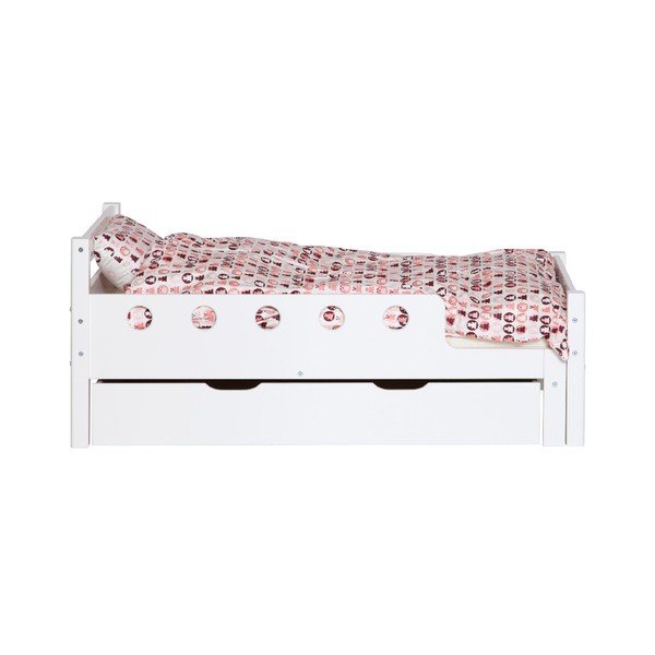 Valge sahtel lastevoodi alla 70x140 cm White Junior - Flexa-image-2