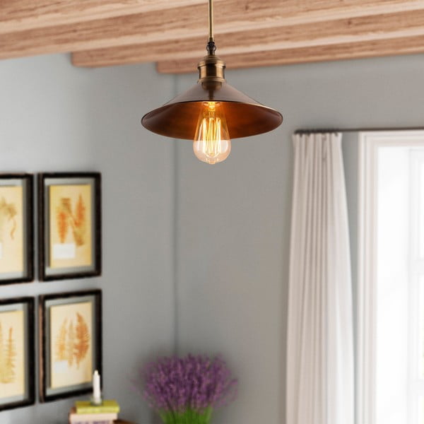 Must rippvalgusti ø 24 cm Berceste - Opviq lights-image-1