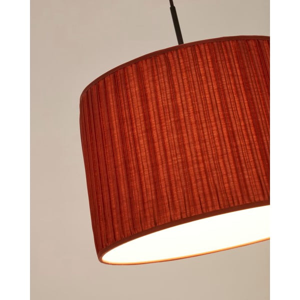 Punane riidest lambivarju ø 50 cm Guash - Kave Home-image-2