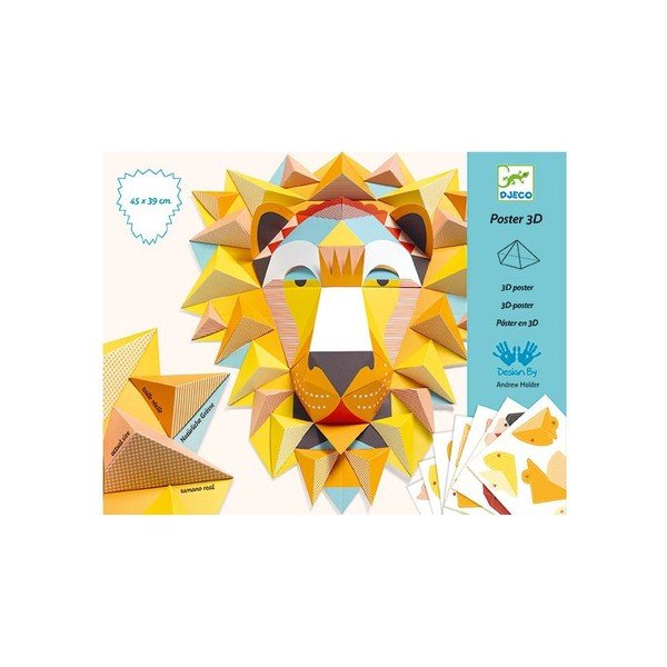 3D dekorace Djeco Lev-image-3