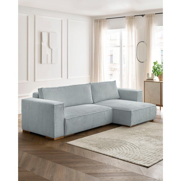 Helehall kordvoodi/nurgadiivan panipaigaga Chelsea - Bobochic Paris-image-1