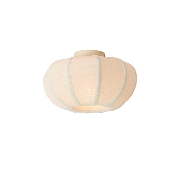 Kreemikas laelamp tekstiilvarjuga ø 30 cm Zosia - Light & Living-image-1