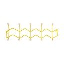 Kollane metallist seinanagi 61 cm Zig Zag - PT LIVING
