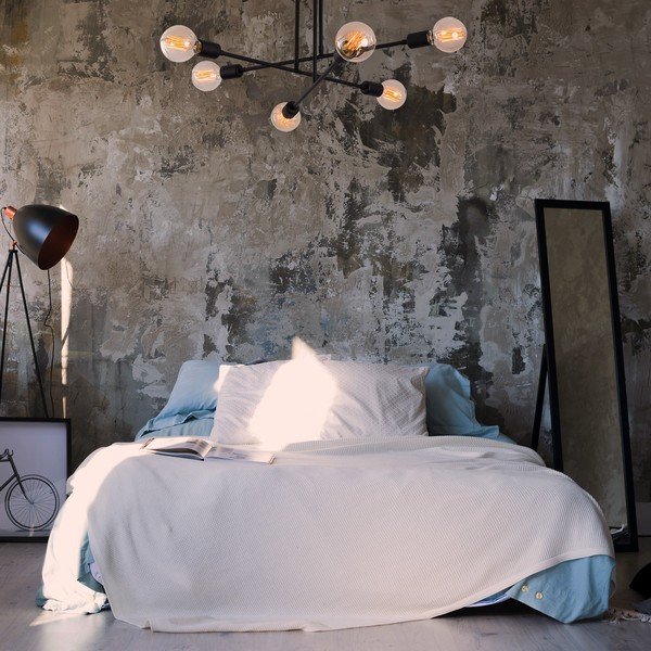 Must laevalgusti Flower - Opviq lights-image-1