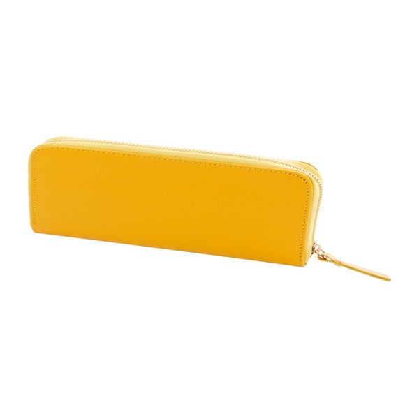 Žlutá peněženka z pravé kůže Andrea Cardone Paresso