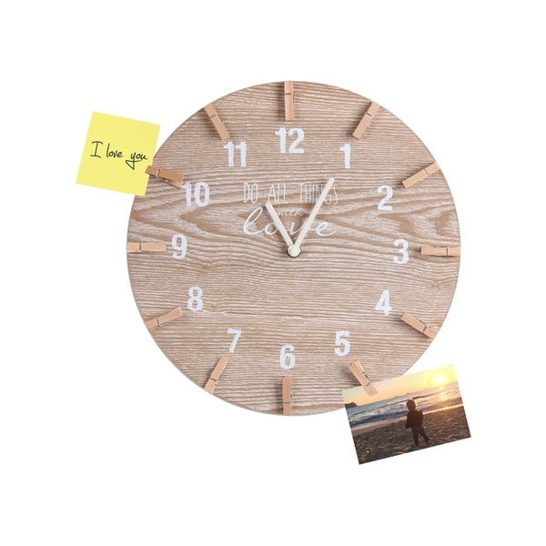 Dřevěné nástěnné hodiny Maiko Remember
