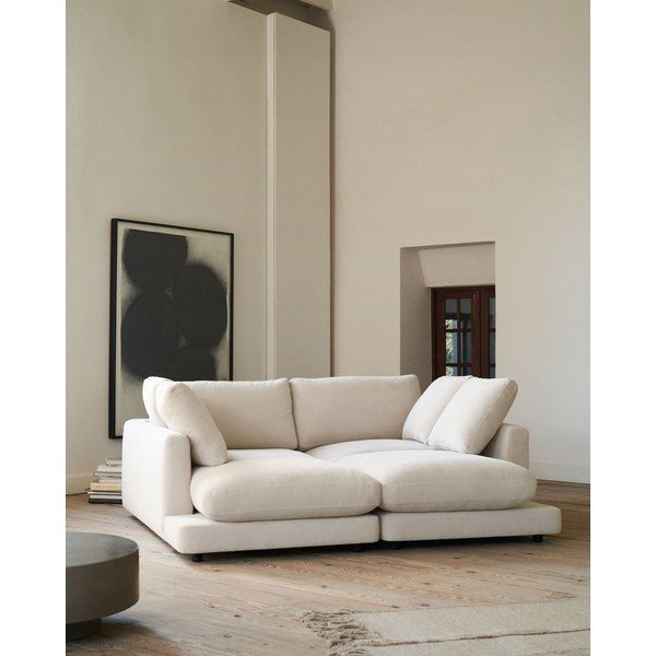 Kreem diivan 210 cm Gala - Kave Home-image-2