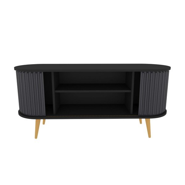 Must-antratsiitne telerilaud 140x64 cm Stor - Kalune Design-image-3