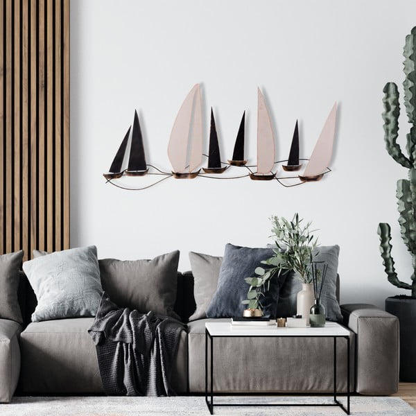 Metallist seinakaunistus 117x52 cm Ocean - Wallity-image-1