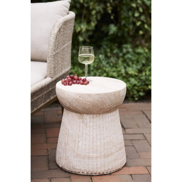 Kivikeraamikast ümmargune hoiulaud ø 37 cm Bonn - House Nordic-image-2