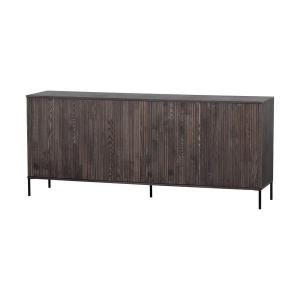 Pruun madal kapp 200x85 cm Gravuur - WOOOD-image-2