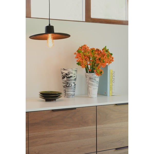 Must dimmerdatav rippvalgusti rotangist varjuga, ø 35 cm Balance - Zuiver-image-2