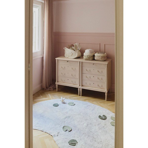 Helehall puuvillane laste mänguvaip 130x170 cm Swan Lake - Lorena Canals-image-1