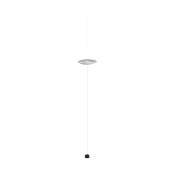 Mattvalge alumiiniumist LED-põrandalamp hämardatava valgusega (kõrgus 370 cm) Olos - Nova Luce