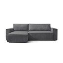 Tumehall velvetist lahtikäiv nurgadiivan, muutuv Nihad – Bobochic Paris