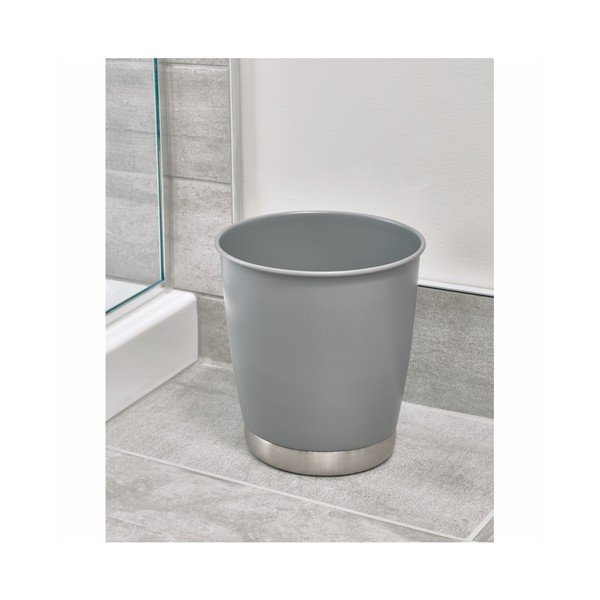 Šedý odpadkový koš iDesign York-image-1