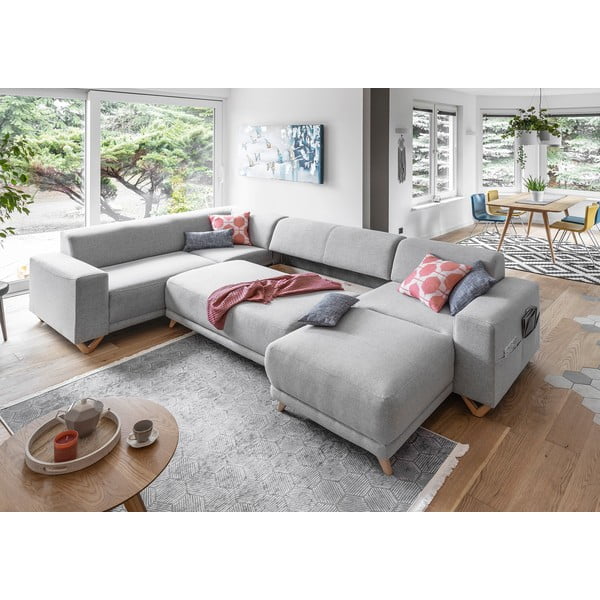 Helehall panipaigaga nurgadiivanvoodi (vasak nurk/"U" kujuline) Classy Sophie – Miuform-image-4