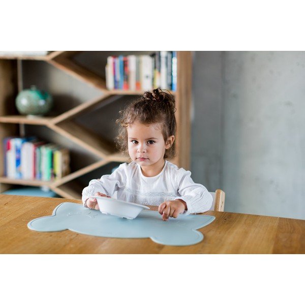 Helesinine silikoonist taldrikutaoline karu, 48 x 25 cm - Kindsgut-image-1