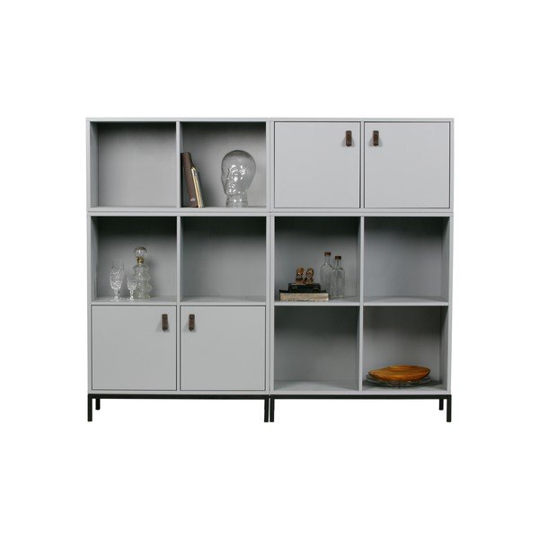 Hall modulaarne männipuidust raamaturiiul 81x81 cm Vt - vtwonen-image-4