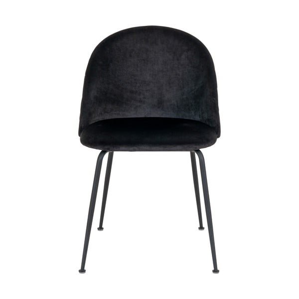 Mustad sametist söögitoolid 2tk komplektis Geneve - House Nordic-image-1