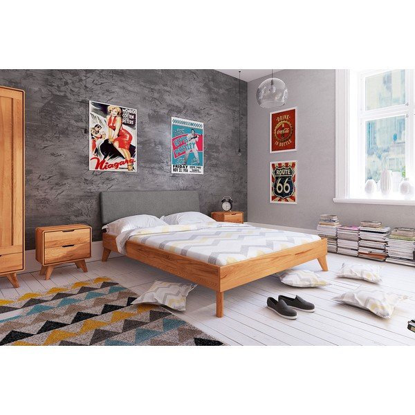 Kahekordne voodi pöögipuust 160x200 cm Greg 3 - The Beds-image-1