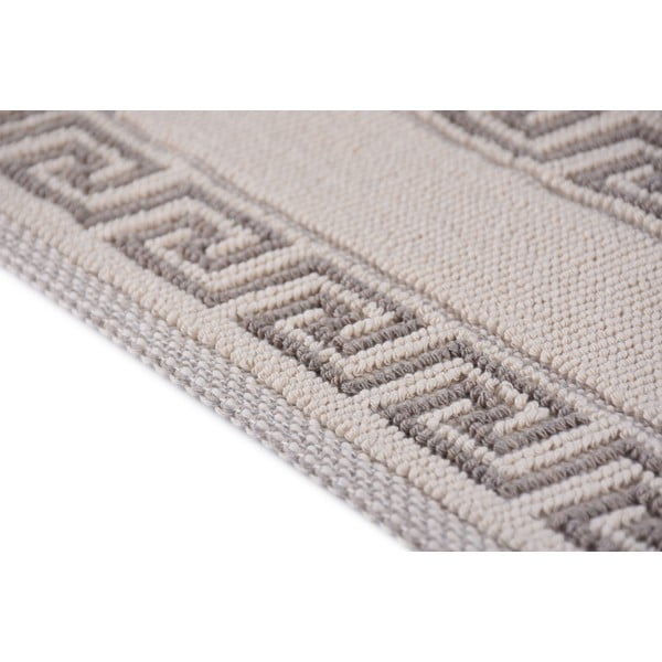 Kreemvalged puuvillased trepiastme vaibad 16 tk 25x65 cm komplektis Versace Bej - Vitaus-image-4