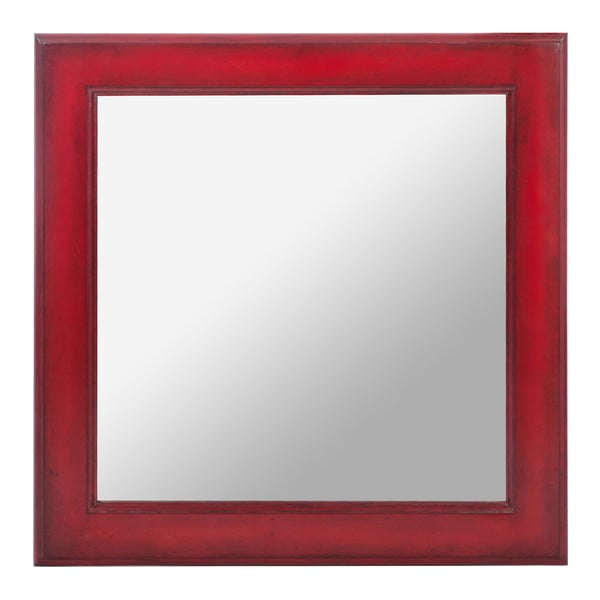 Zrcadlo Wood Mirror Red, 50 cm