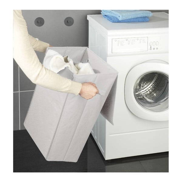 Béžový závěsný koš na prádlo Wenko Turbo-Loc, 30 l-image-2