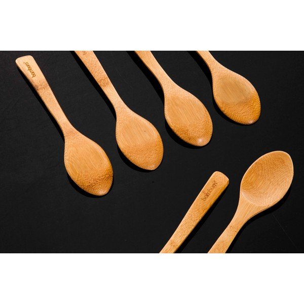 6 bambusest lusika komplekt Tai - Bambum-image-1