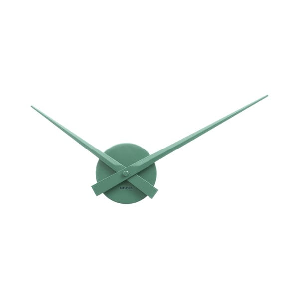 Zelené nástěnné hodiny Karlsson Time Mini, ø 44 cm