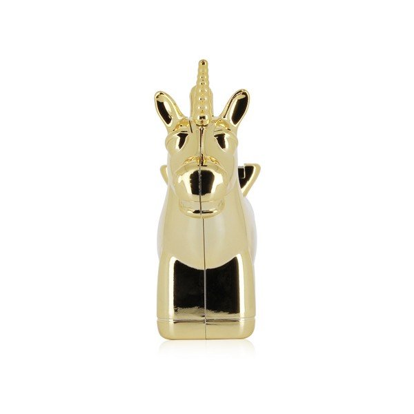 Stojan na lepící pásku ve tvaru jednorožce ve zlaté barvě npw™ Pups To Go Unicorn-image-1