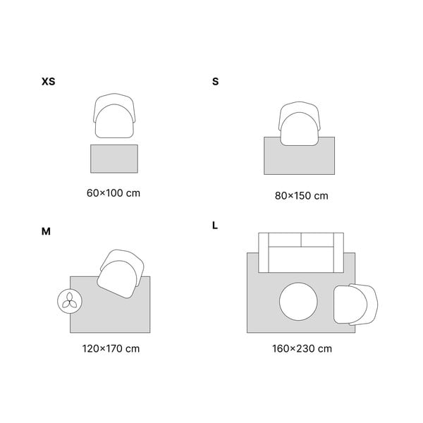 Helepruun ja kreemikas pestav vaip 230x160 cm - Vitaus-image-4